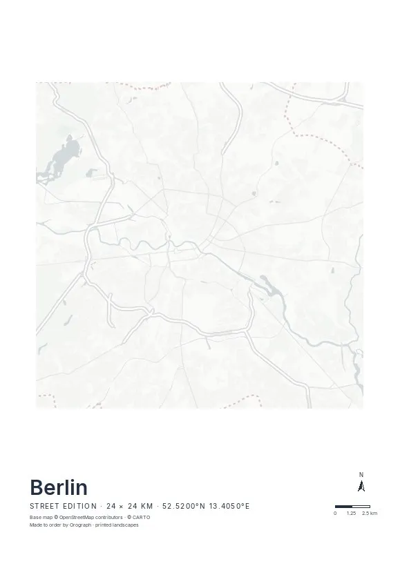 Berlin Map Poster