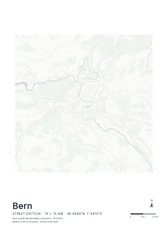 Bern Map Poster