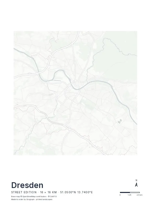 Dresden Map Poster
