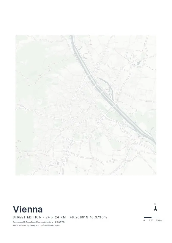 Vienna Map Poster